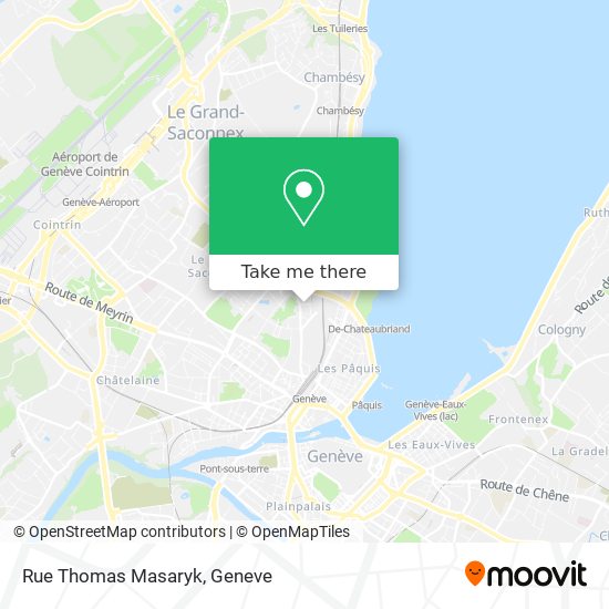Rue Thomas Masaryk map