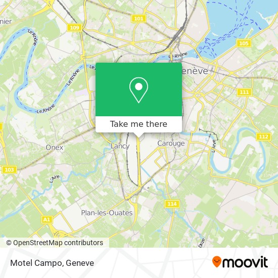 Motel Campo map