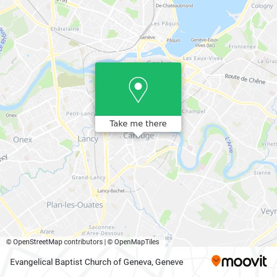 Evangelical Baptist Church of Geneva Karte