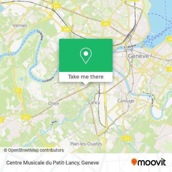 Centre Musicale du Petit-Lancy map