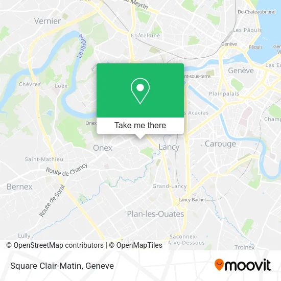 Square Clair-Matin map