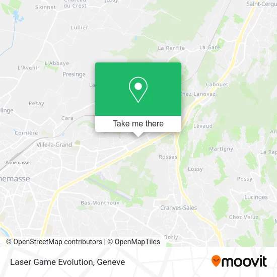 Laser Game Evolution map
