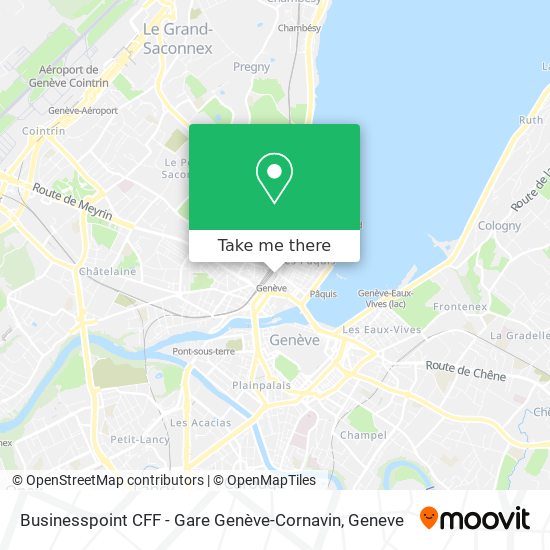 Businesspoint CFF - Gare Genève-Cornavin map