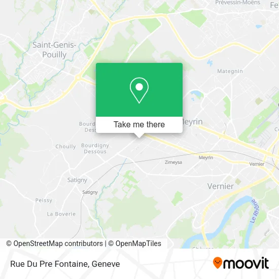 Rue Du Pre Fontaine map