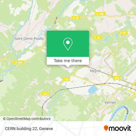 CERN building 22 map