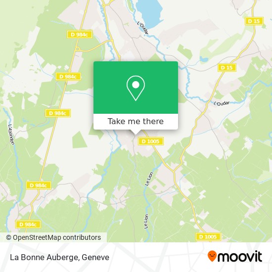 La Bonne Auberge map