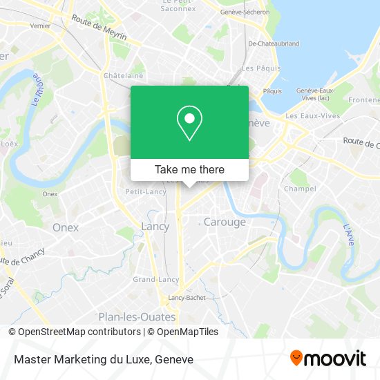 Master Marketing du Luxe map