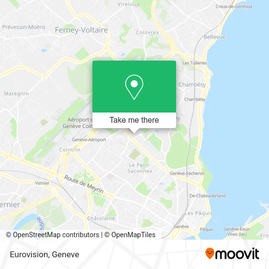 Eurovision map