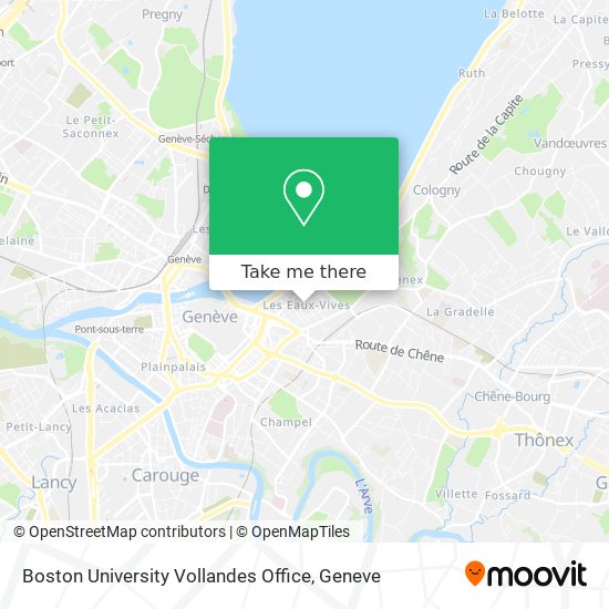 Boston University Vollandes Office map