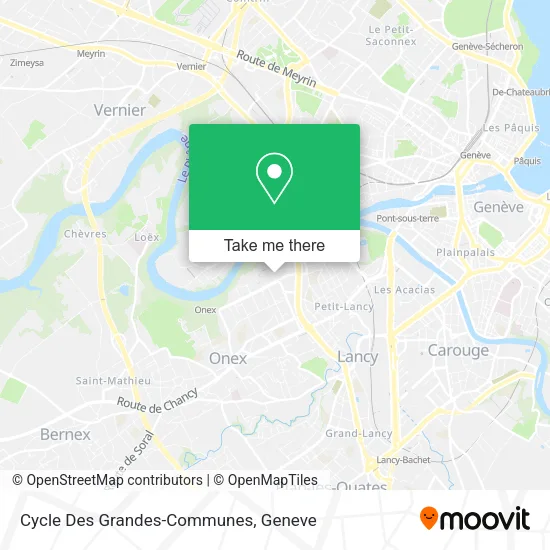 Cycle Des Grandes-Communes map