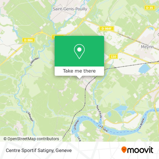 Centre Sportif Satigny map