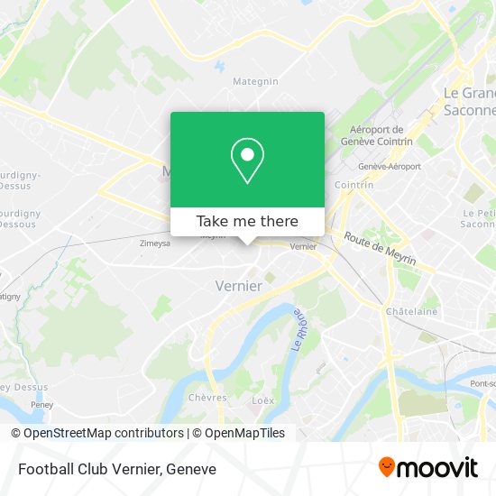 Football Club Vernier map
