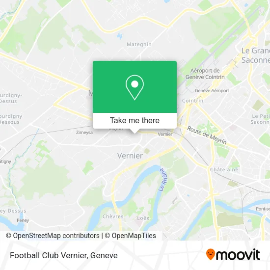 Football Club Vernier map