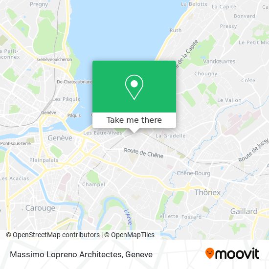 Massimo Lopreno Architectes map