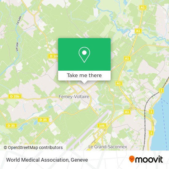 World Medical Association map