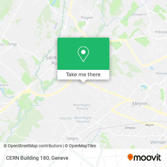 CERN  Building 180 map