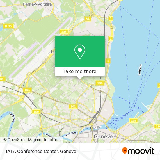 IATA Conference Center map