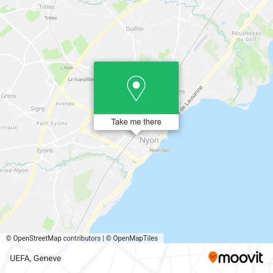 UEFA map