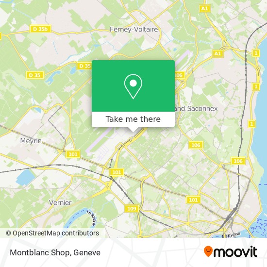 Montblanc Shop Karte