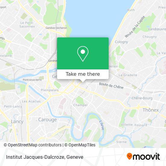 Institut Jacques-Dalcroze map