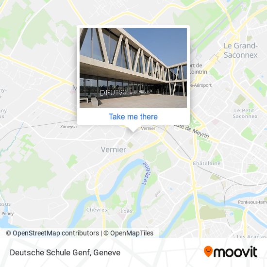 Deutsche Schule Genf Karte