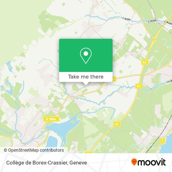 Collège de Borex-Crassier map