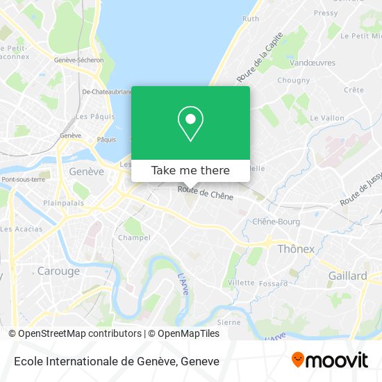 Ecole Internationale de Genève map