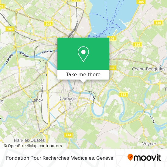 Fondation Pour Recherches Medicales map