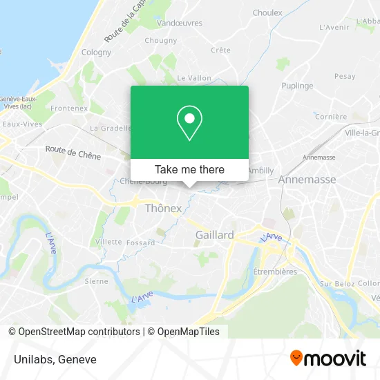 Unilabs map