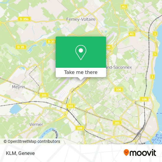 KLM map