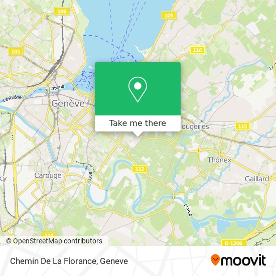 Chemin De La Florance map