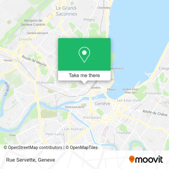 Rue Servette map