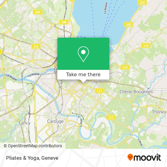 Pliates & Yoga map