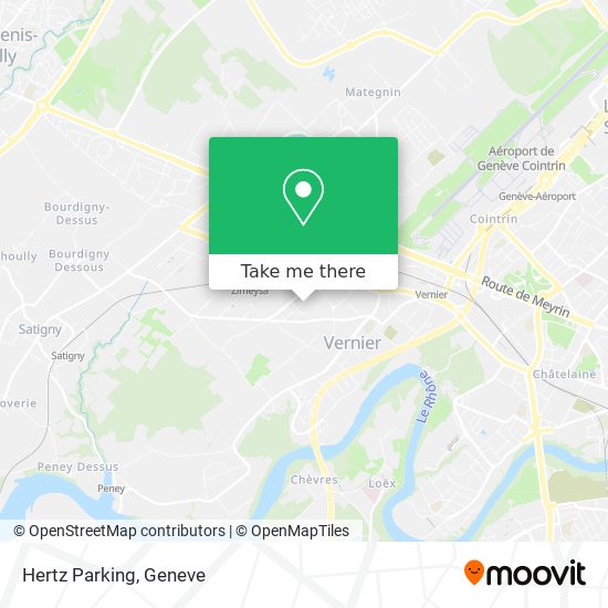 Hertz Parking map