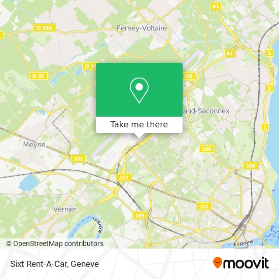 Sixt Rent-A-Car map