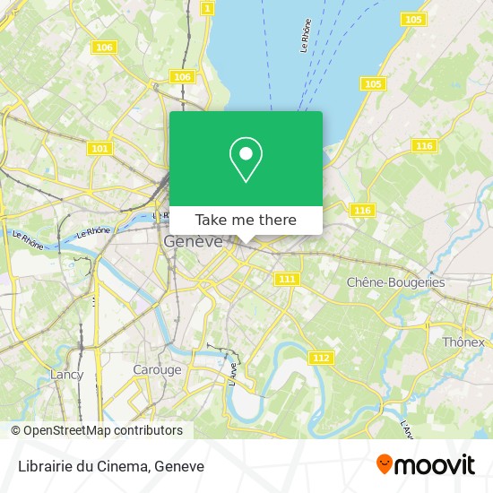 Librairie du Cinema map