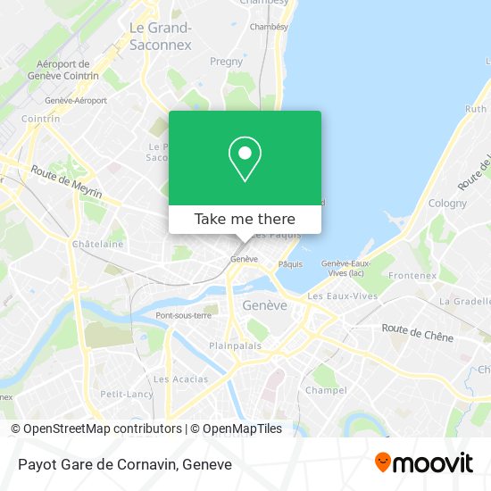 Payot Gare de Cornavin Karte
