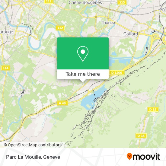 Parc La Mouille map