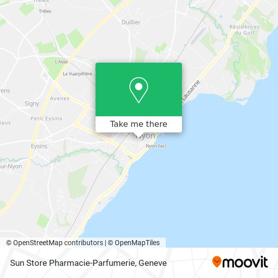 Sun Store Pharmacie-Parfumerie map