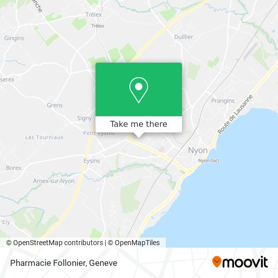 Pharmacie Follonier map