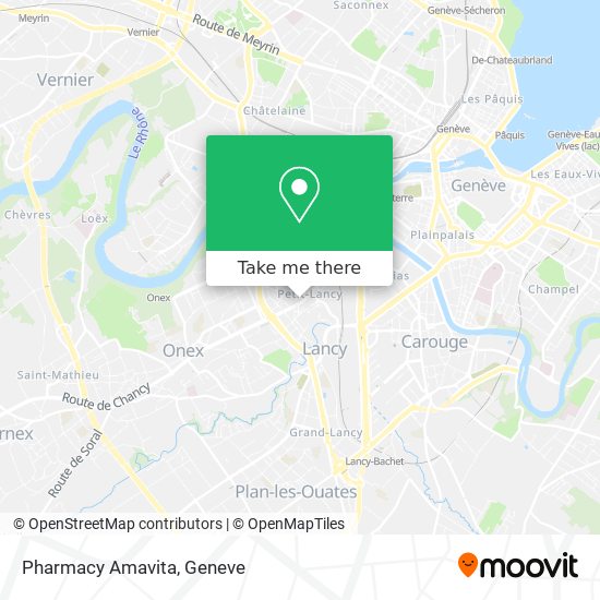 Pharmacy Amavita map