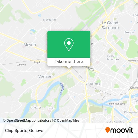 Chip Sports map