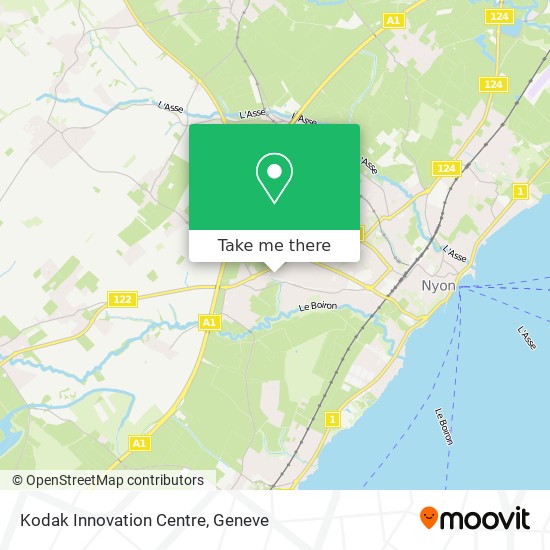 Kodak Innovation Centre Karte
