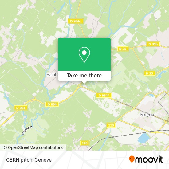 CERN pitch Karte