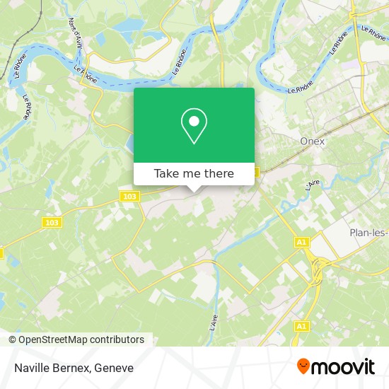 Naville Bernex map
