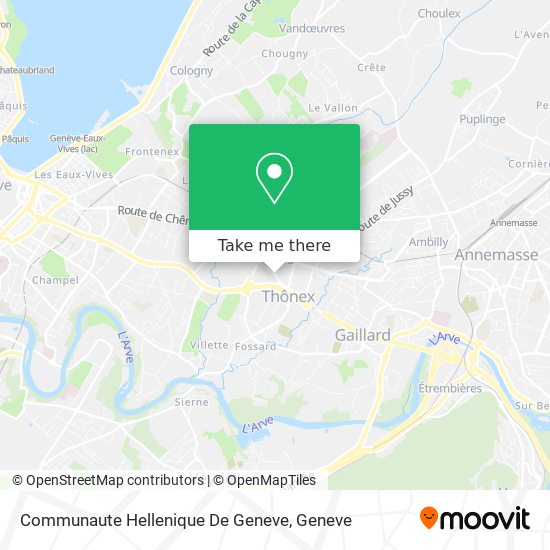 Communaute Hellenique De Geneve map