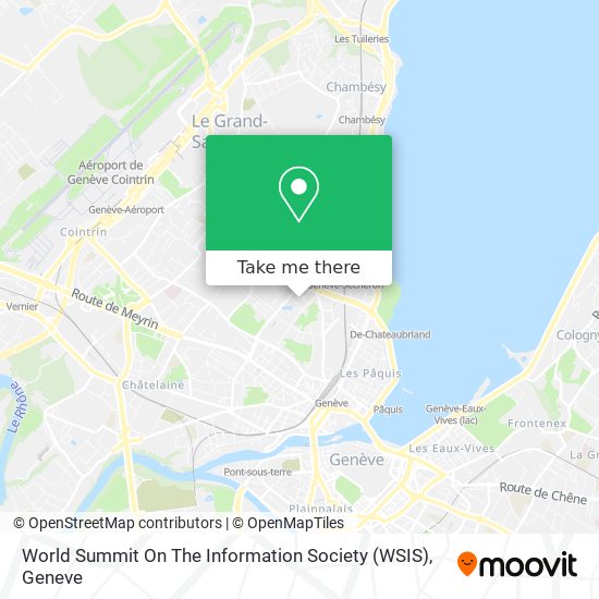 World Summit On The Information Society (WSIS) Karte