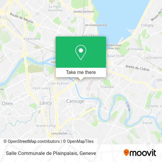 Salle Communale de Plainpalais map