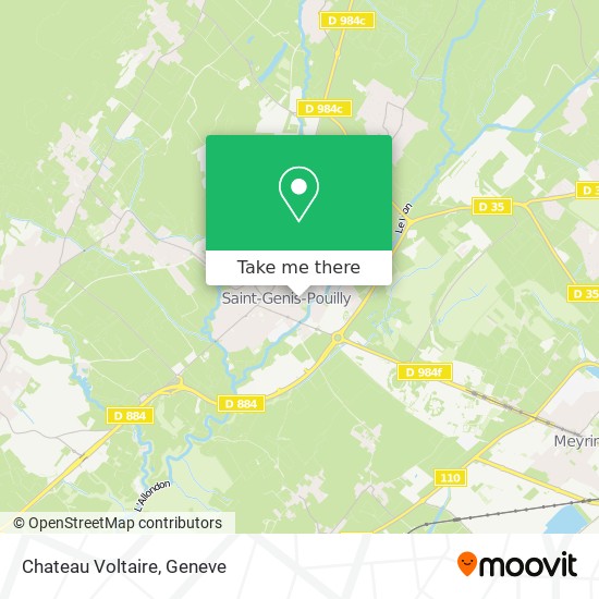 Chateau Voltaire map