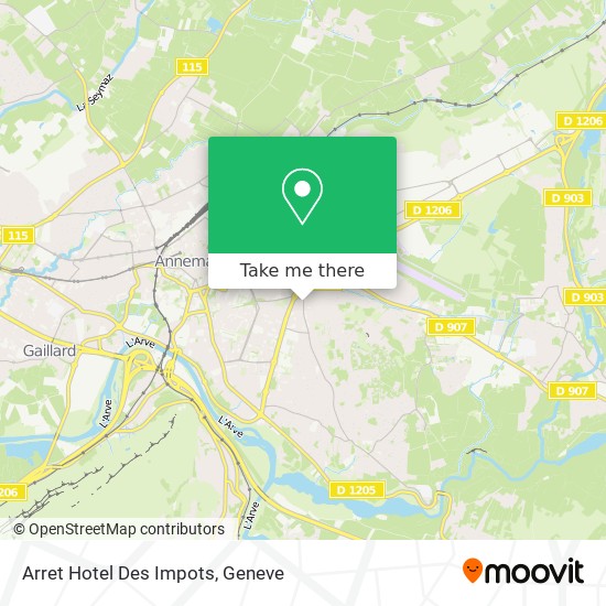 Arret Hotel Des Impots map